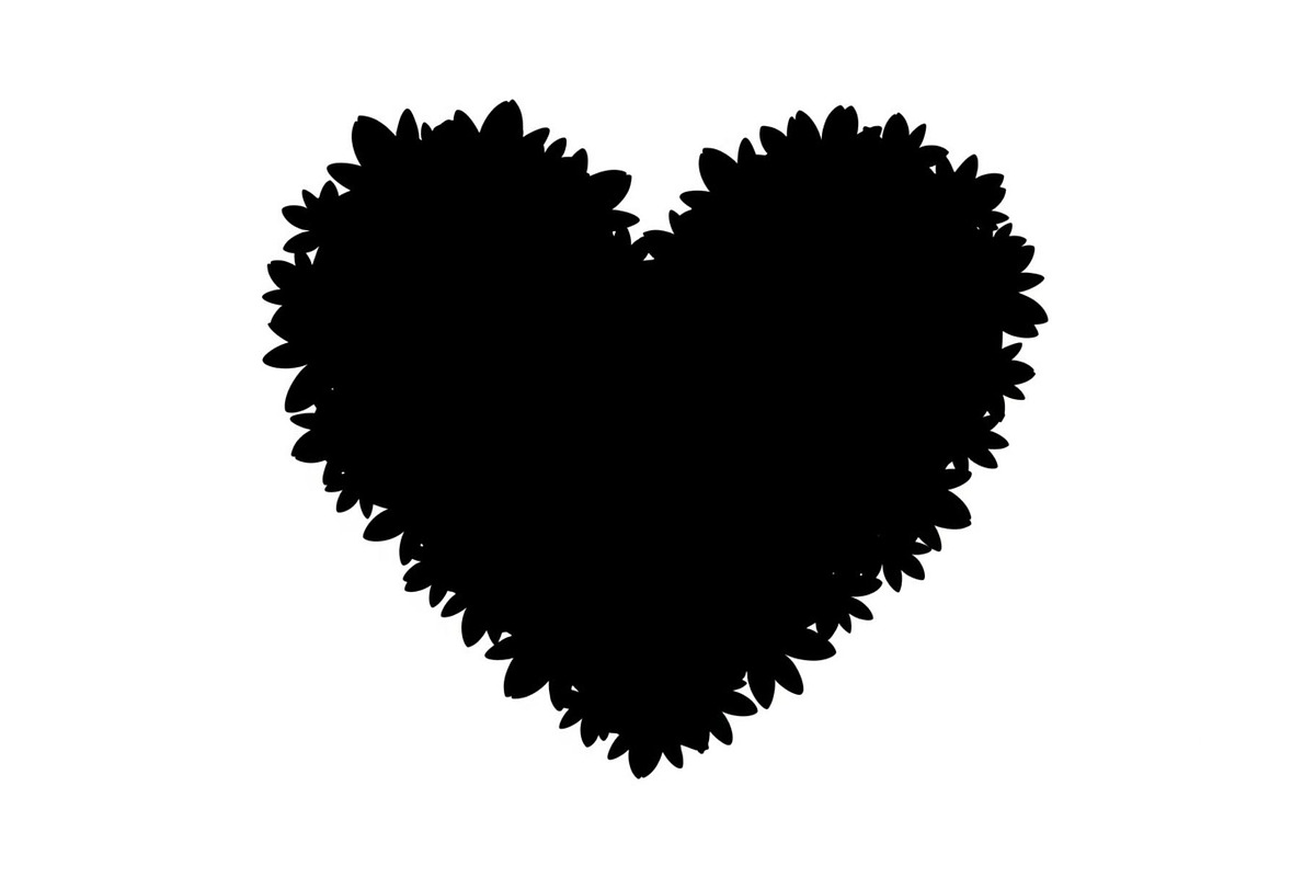 Floral Heart Frame Silhouette Pack, an Illustration by Artivon (Photo 2 of 49)