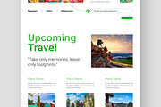 Travel Landing Page, a Landing Page Template by CreativeShaper (Thumbnail 3 of 6)