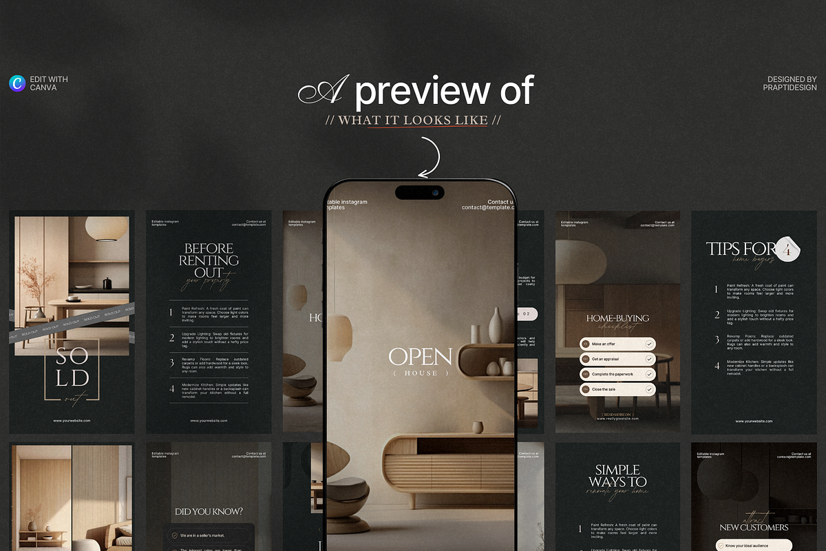 Real Estate Marketing Story Template, a Social Media Template by Prapti Design (Photo 3 of 9)