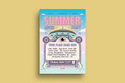 Playfull Summer Music Festival Flyer, a Flyer Template by megarez (Thumbnail 2 of 3)