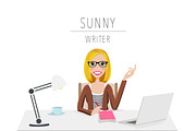 Writer / Blogger Portrait Creator, a Person Illustration by Lauren Lesley Studio (Thumbnail 29 of 33)