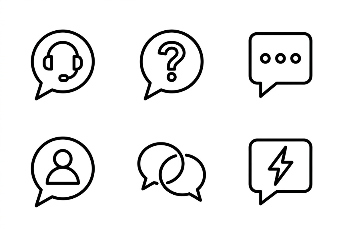 380 Customer Service Icon Set, an Outline Icon by adenpinkstore (Photo 16 of 19)