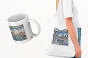 Winter Postage Stamps PNG, a Seasonal Illustration by Markicha Art (Thumbnail 3 of 5)