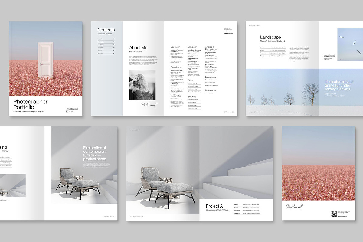 Portfolio Template, a Brochure Template by BrandPacks (Photo 2 of 6)