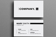 Clean Business Card Design Template, a Business Card Template by MightyDesign (Thumbnail 3 of 6)