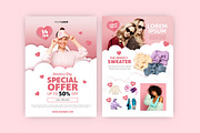 Valentine's Day Digital & Print Pack, a Print Template by McLittle Stock (Thumbnail 3 of 4)