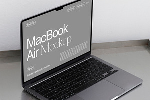 MacBook Air Mockup PSD