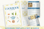 Printable family cookbook template, a Social Media Template by PixelBloomClub (Thumbnail 1 of 8)