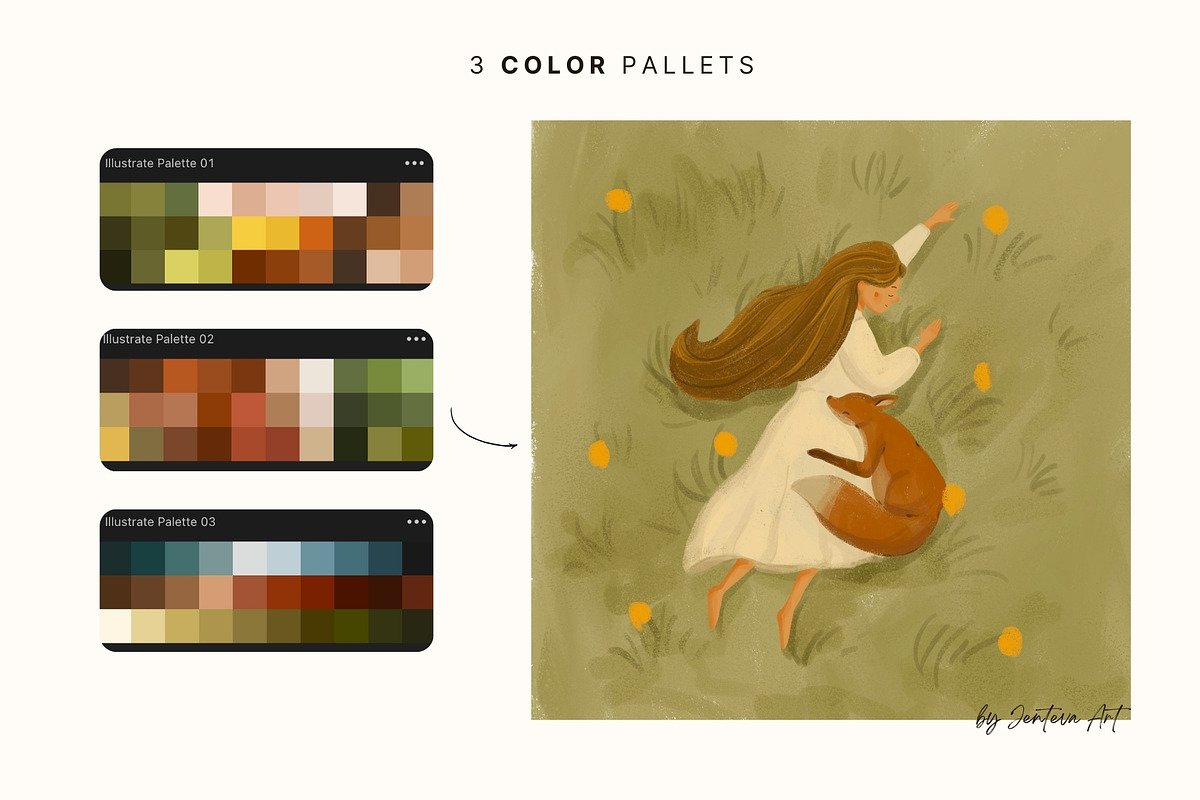 Procreate Children's Book Brushes, a Brush Add-On by Jenteva Art (Photo 12 of 20)