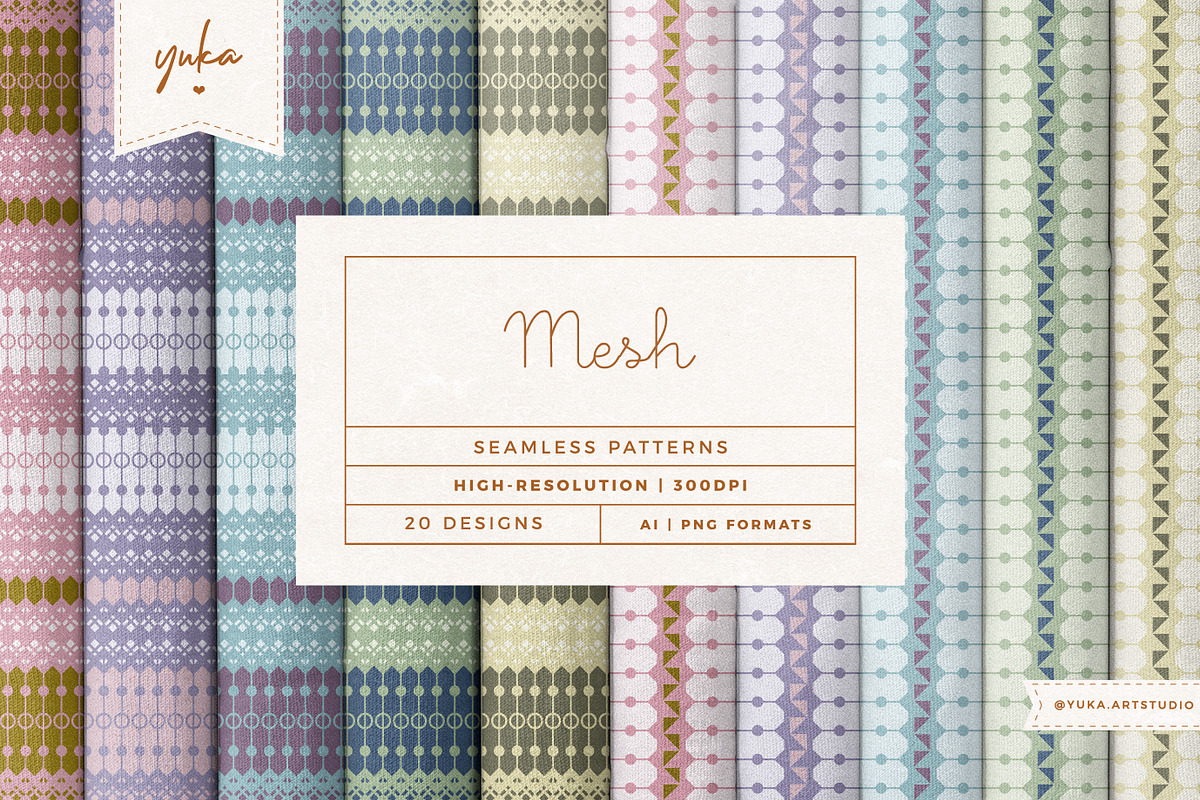 Mesh Pattern, a Pattern Graphic by Yuka Baby (Photo 1 of 8)