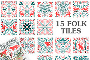Folk Motive, a Decorative Illustration by Alina Sh (Thumbnail 2 of 12)