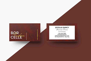 Fashion Beauty Business Cards