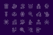 Artificial Intelligence Icon Art Set, an Outline Icon by Prosymbols (Thumbnail 8 of 8)