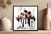 Stay Wild PNG T-Shirt Graphic, an Animal Illustration by DoubleTwists (Thumbnail 4 of 5)