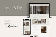 Interior Designer Showit template, a Websites & App Template by Wonderlik Webdesign (Thumbnail 1 of 8)