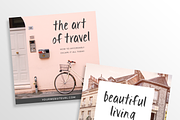Wanderlust 10 Social Media Templates, a Social Media Template by Kimi Kinsey (Thumbnail 5 of 6)