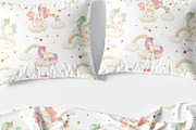 Watercolor Magic Rainbow Unicorn Set, a Decorative Illustration by Carol Lozove (Thumbnail 51 of 74)