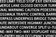 Mile Marker, a Font by Joseph Ernst Design Shop (Thumbnail 3 of 6)