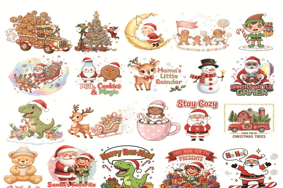 Kids Christmas PNG Bundle, an Object Graphic by Digi_Design_World (Photo 3 of 3)