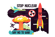 10 Stop Nuclear Illustration, an Object Illustration by denayunebgt (Thumbnail 4 of 4)