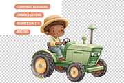 Watercolor Village Gardening Clipart, an Object Illustration by TatiMockup (Thumbnail 7 of 7)
