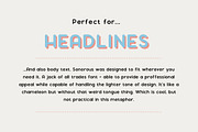 Sonorous Font, a Handwritten Font by Jordan Wilson (Thumbnail 8 of 10)