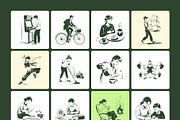 Hand Drawn Lifestyle Illustrations, a Person Illustration by Brickclay (Thumbnail 7 of 9)