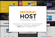 Host Material - Hosting WP Theme, a WordPress Template by ThemeTon (Thumbnail 1 of 2)