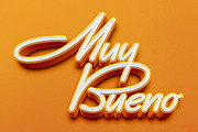 Muy Bueno, a Script Font by Art And Sign Unlimited (Thumbnail 1 of 3)