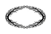 Nature Wreath Frame Vector Bundle, an Illustration by jahid234 (Thumbnail 20 of 51)