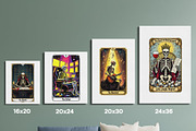 Funny Horror Tarot Cards PNG Bundle, a Decorative Illustration by Twisted Mountains (Thumbnail 6 of 10)