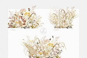 Wildflower fall watercolor clipart, a Decorative Illustration by ReachDreams (Thumbnail 5 of 10)
