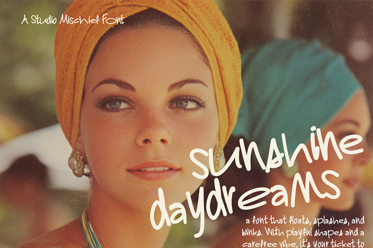 Swim Club - Hand-drawn Display Font, a Handwritten Font by Studio Mischief (Photo 5 of 15)