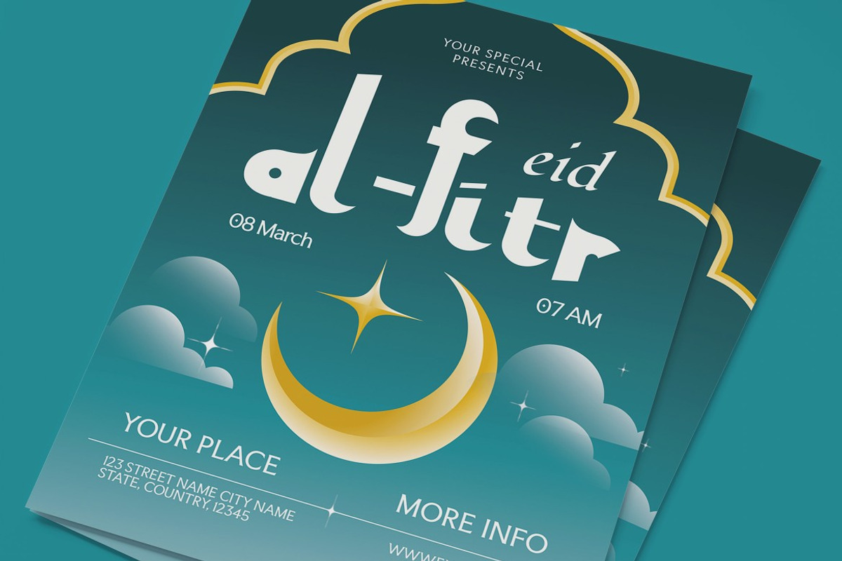 Eid Al Fitr Flyer preview 2
