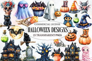 Halloween Designs Clipart, an Illustration by Designworld
