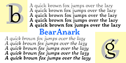 BearAnark, a Serif Font by Ingrimayne Type (Thumbnail 3 of 10)