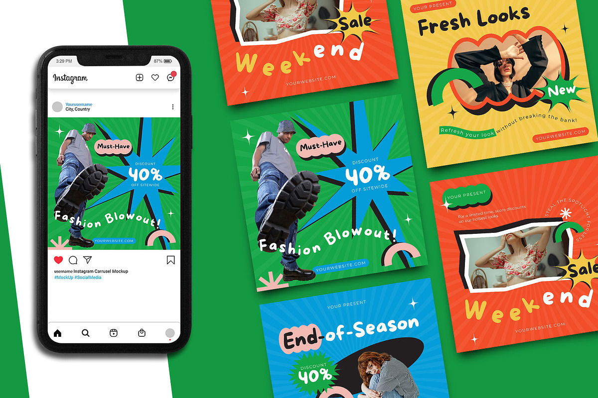 Fashion Sale Instagram Post Template, a Social Media Template by Artnivora.Std (Photo 2 of 2)