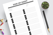 Email Sign Up Sheet, a Stationery Template by Amit Debnath (Thumbnail 7 of 8)
