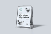 Sign Board Mockup, a Mockup by NyakBiett (Thumbnail 5 of 5)