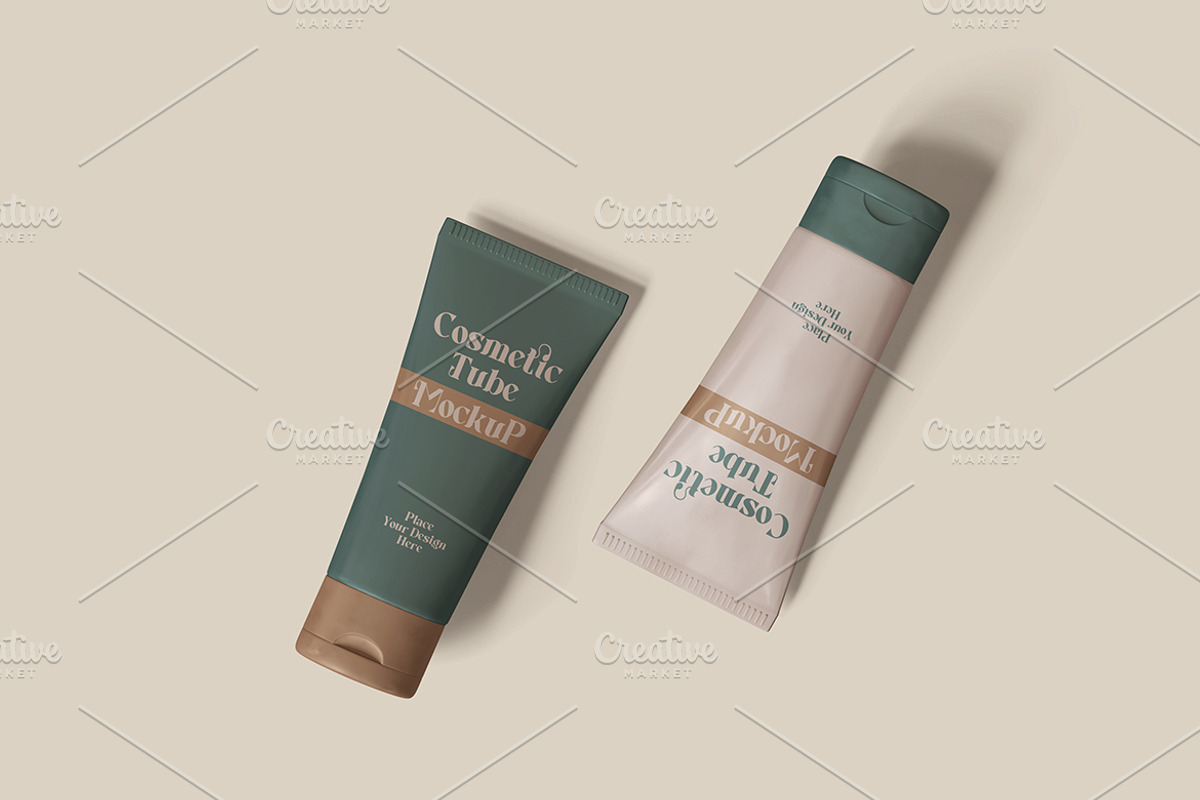 Cosmetic Tube Mockup, a Packaging Mockup by Pixie Creative (Photo 3 of 4)