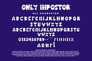 Only Impostor, a Sans Serif Font by HATFSTUDIO (Thumbnail 7 of 8)