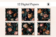 Baroque Flowers Seamless Pattern, a Pattern Graphic by Pawsitively Aesthetic (Thumbnail 2 of 3)