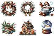 Cozy Winter Sublimation Clipart Bund, an Illustration by DreamArtGraphic (Thumbnail 3 of 4)
