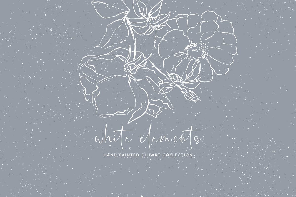 Hand-Drawn Abstract Rose Clipart, a Texture Illustration by Patishop Art (Photo 5 of 9)