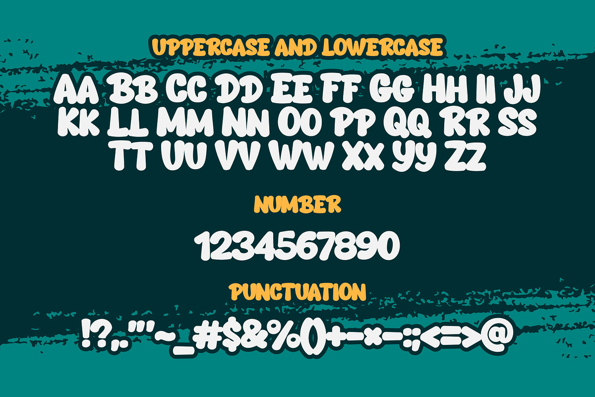 Urban Beat - Fun Bold Display Font, a Font by Gumrega Studio (Photo 7 of 8)