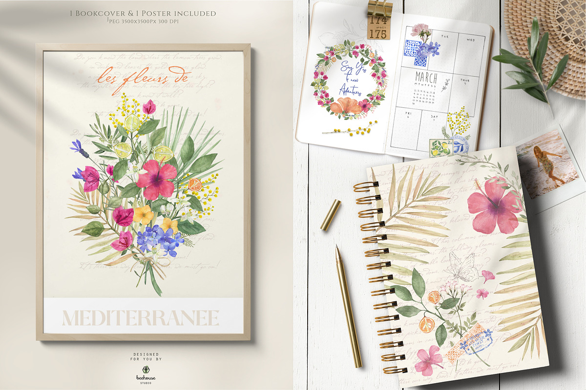 pressed-delicate-wild-meadow, a Decorative Illustration by beehouse studio (Photo 12 of 12)