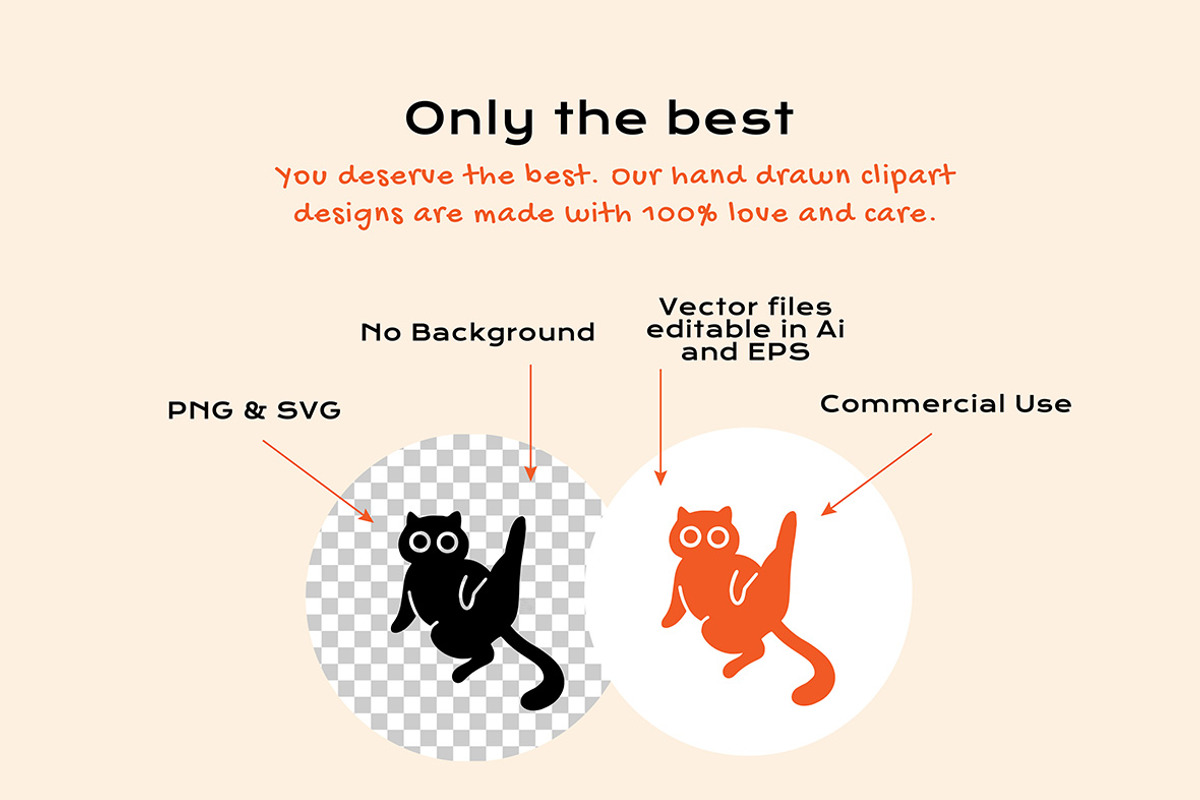 Playful Cats Clipart Bundle, an Animal Illustration by ClayStudio (Photo 4 of 7)
