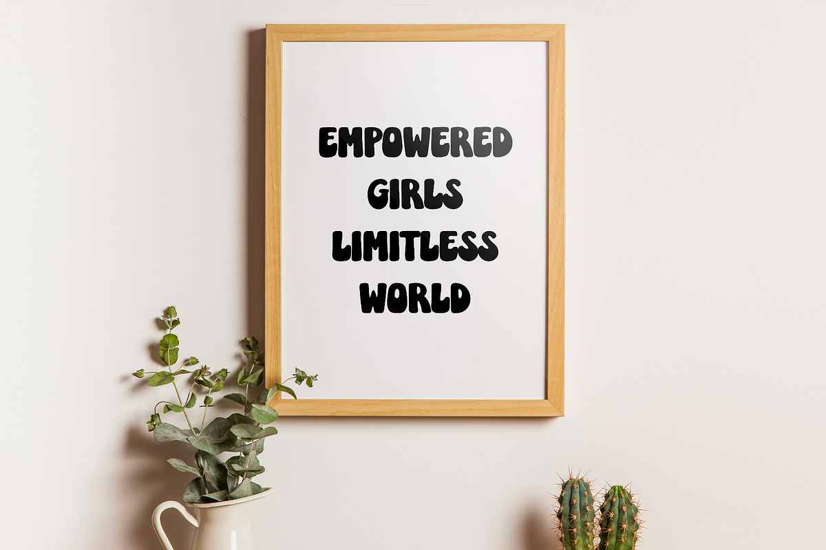 Gurl Power Font - Bold Font, a Sans Serif Font by ariodsgn (Photo 6 of 6)