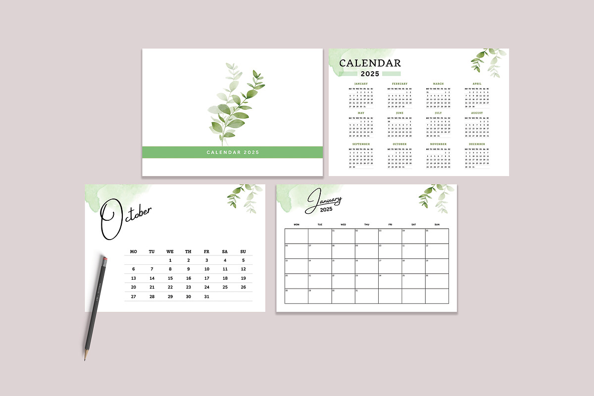 Calendar Template/Calendar 2025, a Stationery Template by Design Zone (Photo 5 of 8)
