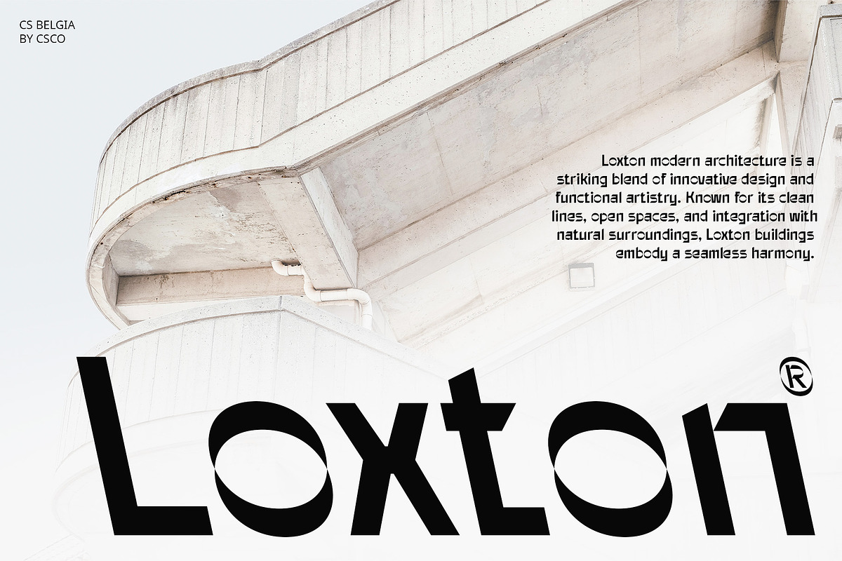 CS Belgia – Display Typeface, a Sans Serif Font by Craft Supply Co. (Photo 3 of 8)